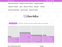 Tablet Screenshot of clinica-integraldebelleza.com